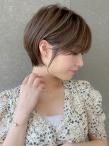 ロンドエニカ 大宮(Lond enika)&nbsp;ショート/ハイライトカラー/白髪/白髪ぼかし/くびれヘア/大宮