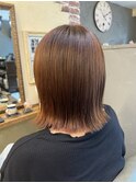 夏にぴったり大人オレンジ30代/40代/50代(田村良平か)ボブ