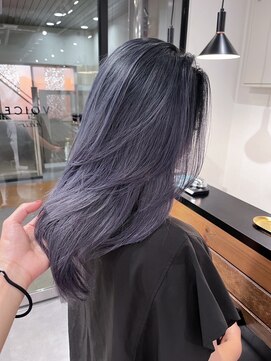 ボイスヘア(voice hair) 20代30代40代大人可愛いアッシュベージュダブルカラー透明感