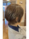 パーマで毛流れをとボリュームを創ったショートデザイン!