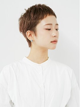 インセプション 銀座(INCEPTION) 切りっぱなしショート・ボブ/絶壁解消/前髪なし/20代/30代/丸顔