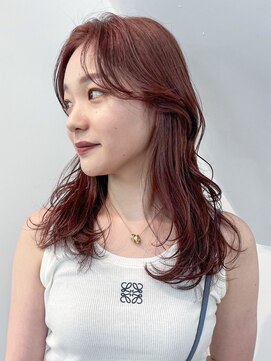 アイティーバイアルバム 八王子店(IT by ALBUM) 顔周りレイヤー美髪くびれヘア_ba529152