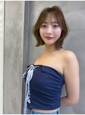外ハネが映える小顔美人ボブ