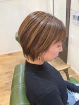 エメバイサワ(Aimer by sawa)&nbsp;◎30代40代小顔ショート×絶壁解消ひし形丸みカット