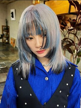 ネハス 名古屋栄店(nehus.) ブリーチ/クラゲヘアー/小顔に見せるヘア/ココアベージュ