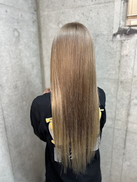 ミルクティーベージュティンセル