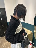 ヘアーブレイス(hair brace)&nbsp;千葉駅/着物ヘア/大人ガーリー/ダークアッシュ/似合わせカット