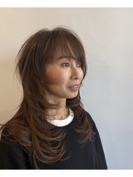 ピュアソウル(Pure Soul) 髪の毛動いてますか?くせ毛しなやかロングレイヤー