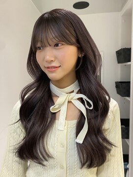 サンクプロジェクト(cinq PROJECT) ミルクティーヘーゼルモカベージュブラウンハッシュカット原宿