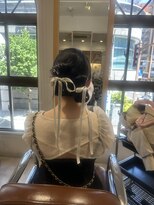 チュール バイ ラランジェ 横川店(ture by LARANJE)&nbsp;ヘアセット(ダブルリボン)