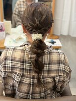レメディフロムキン(REMEDY from KIN) ヘアアレンジ/編みおろしスタイル/ラプンツェル/大人かわいい