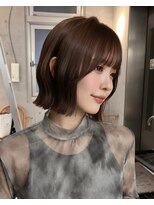 サンドナル 鹿児島天文館(sand NALU)&nbsp;ハッシュカット/グレージュ/デザインカラー[鹿児島天文館]