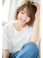 モッズ ヘア 福岡姪浜店(mod's hair)&nbsp;*mod's姪浜*…くせ毛風無造作ウェーブのふわミディb