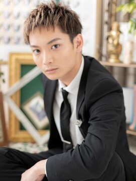 カバーヘア ブリス 上尾西口店(COVER HAIR bliss) デコ出し＆ハイトーンのモテ束感マッシュa上尾10代20代30代!