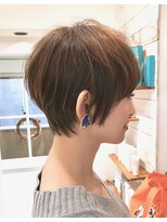 レンク(LENC)&nbsp;Coast.ショートボブ×ベージュブラウン×小顔