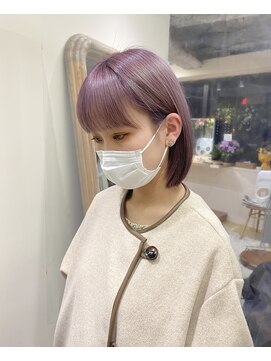 ウル(uru.) ラベンダーベージュボブ