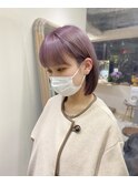 ラベンダーベージュボブ