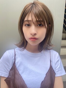 エマ ギンザ(EMMA GINZA) 簡単小顔ボブ　長めボブ　透明感カラー