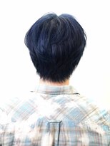 メンズヘアセンス 渋谷(MEN'S HAIR SENSE)&nbsp;【SENSE original】インディゴブルー　韓流センターパート