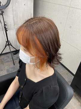 スターズ 渋谷(STARS) フェイスフレーミング×アプリコットオレンジ