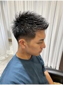 無造作ラフフェード