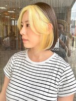 ヘアモード カクテル&nbsp;フェイスフレーミング×ホワイトベージュ　【MARIA】