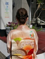 ミセス 天神店(MISESU)&nbsp;訪問着×アップスタイル