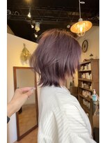 ルポル 大通店(rupolu)&nbsp;パープルカラーのレイヤースタイル