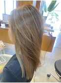 白髪ぼかしハイライト