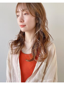 アンハーツ(ann HEARTS) ツヤ感イルミナカラー/水素カラー/前髪あり/顔周り/20代/30代