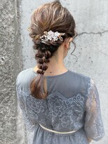 キビト(kibito)&nbsp;編み込みヘアセット 編み下ろしヘアセット