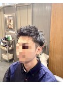 無造作ジェットバング