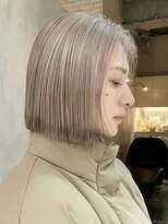 ソル ジングウマエ(SOL JINGUMAE)&nbsp;ミルクティーベージュエンドカラーインナーカラー裾カラー