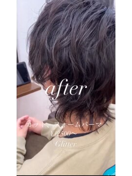 グリッター (Glitter) 30代40代50代60代☆ 大人女性×メンズパーマ レイヤースタイル