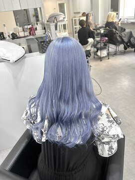 シェイロ(Cielro) 色落ちが可愛い♪水色ネイビーカラー