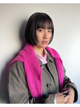 ビューズ(VIEWS) レイヤーボブ/顔まわりレイヤー/黒髪/バイカルテ[表参道]