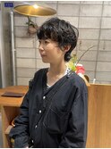マッシュウルフ/ショートパーマ