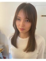 ソレイユ(SOLEIL toulnesol) 顔まわりレイヤー×ミディアムロング
