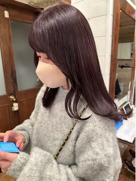 ラレイ(Lalei) 【白岩】ピンクブラウン/艶カラー/暖色カラー