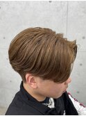 MEN'S HAIR ハイトーンカラー ミルクティーベージュカラー