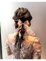 ハルキミナト ジャパン ヨコハマ(HARUKI MINATO japan YOKOHAMA)&nbsp;編み下ろし/フィッシュボーン/横浜ヘアセット