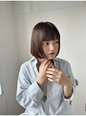ぱつっとボブ
