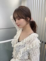 オブ ヘアー 自由が丘 ウエスト(Of HAIR WEST)&nbsp;結んでも下ろしても可愛い顔周り【高橋琳香】