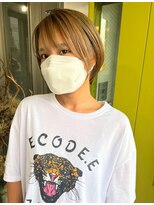 ガルボ ヘアー(garbo hair)&nbsp;ベージュカラー艶髪ショート