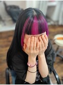 個性的で可愛いダブルカラー