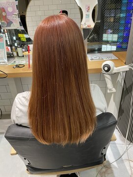 ミエル ヘア 新宿(miel hair) オレンジカラー【新宿】