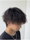 縦落ちツイストスパイラルパーマ