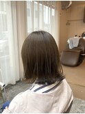 縮毛矯正/くびれヘア/アプリコットオレンジ/夏のヘアアレンジ
