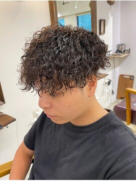 メゾンフォーメン 心斎橋店(Maison for men) 刈り上げマッシュ　ハードツイストスパイラルパーマ