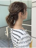 〈Tierra毛利仁美〉ミディアムヘアでも出来るお呼ばれポニテ